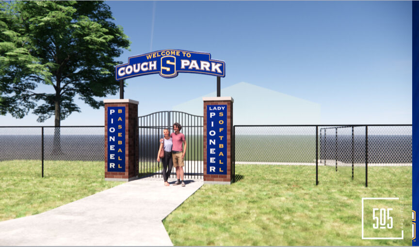 SPS ball field entrance
